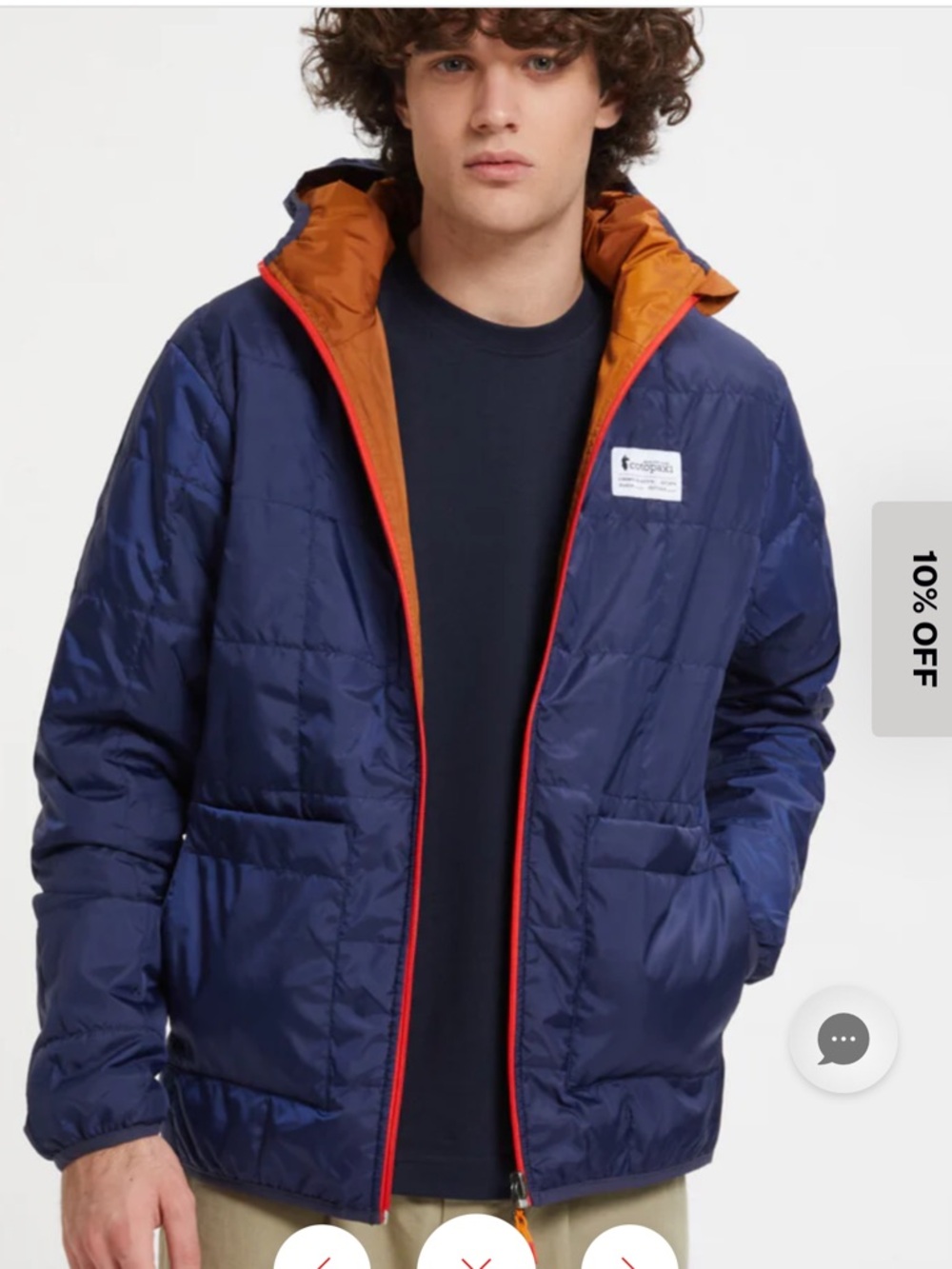 EUC Cotopaxi Teca Calido Hooded Insulated Reversible Jacket